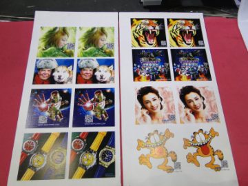 UV pavyzdžių rodymas